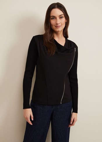 Phase Eight Frankie Knitwear Black Canada | ADMQXS-413